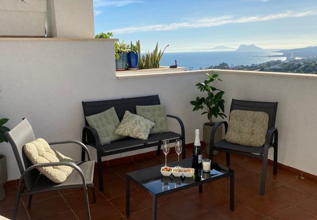  in Manilva - Rock Bay 2422 Splendid sea & african coast views